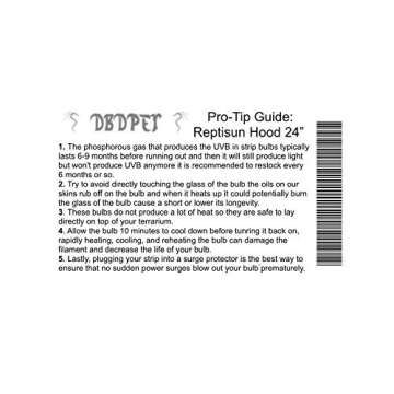 DBDPet 24" T5 UV-B Fixture Bundle with Pro-Tip Guide