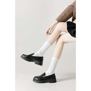 ACCFOD Women's Crew Socks - Stylish & Comfortable Socks
