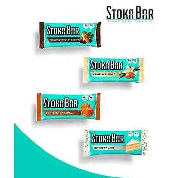 Stoka Keto Energy Bar Variety Pack – High Protein, Low Carb