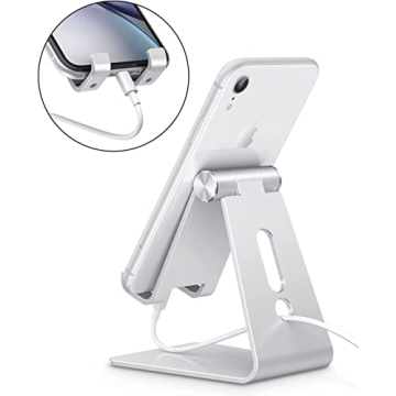 OMOTON Adjustable Cell Phone Stand with Anti-Slip Base Effects
