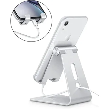 OMOTON Adjustable Cell Phone Stand with Anti-Slip Base Effects