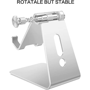 OMOTON Adjustable Cell Phone Stand with Anti-Slip Base Effects