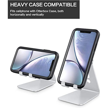 OMOTON Adjustable Cell Phone Stand with Anti-Slip Base Effects