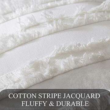 MIULEE Decorative Boho Pillow Covers Set of 2 for Stylish Homes