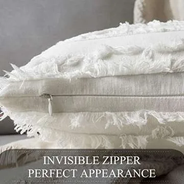 MIULEE Decorative Boho Pillow Covers Set of 2 for Stylish Homes