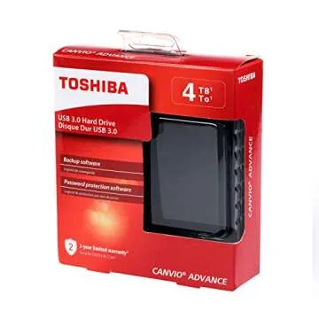 Toshiba Canvio Advance 4TB Portable External Hard Drive