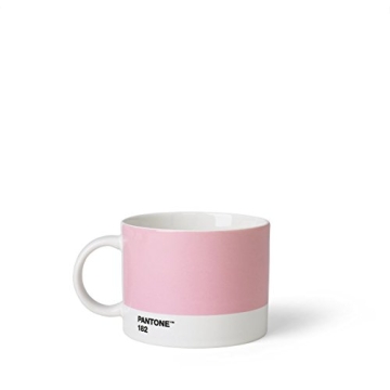 Pantone Coffee Mug - Colorful Porcelain Mug - 12 oz Light Pink 182
