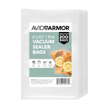 Avid Armor Premium Vacuum Sealer Bags for Effortless Food Storage