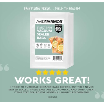 Avid Armor Premium Vacuum Sealer Bags for Effortless Food Storage