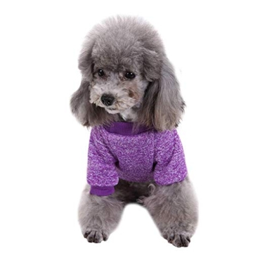 Jecikelon Dog Sweater Cozy Fashion for Small Dogs