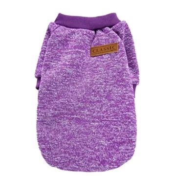 Jecikelon Dog Sweater Cozy Fashion for Small Dogs