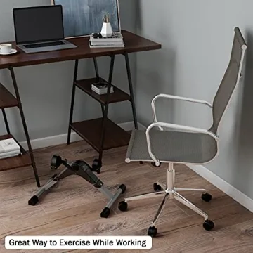 Compact Under Desk Bike Pedal Exerciser with Tracker - Wakeman