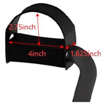 Compact Under Desk Bike Pedal Exerciser with Tracker - Wakeman