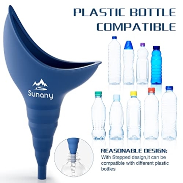 Sunany Female Urinal Portable Silicone Funnel for Women