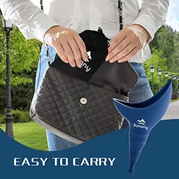 Sunany Female Urinal Portable Silicone Funnel for Women