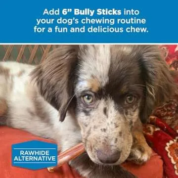 Best Bully Sticks 6 Inch All-Natural Chews for Dogs
