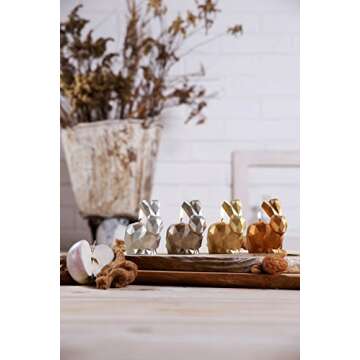 Candellana Candles 5902841369375 Bunny 4 pcs-Assorted V