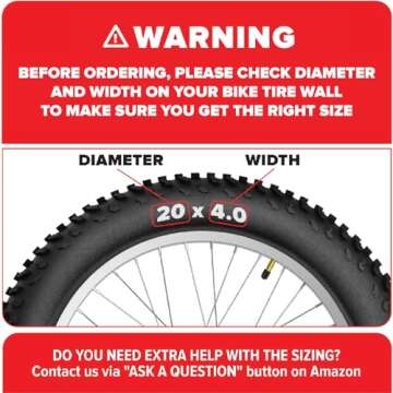 ULTRAVERSE 26x4 E-Bike Fat Tire - Robust, High-Performance 26inch Fat Tyre for MTB and Ebikes, Durab...