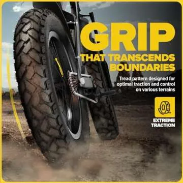 ULTRAVERSE 26x4 E-Bike Fat Tire - Robust, High-Performance 26inch Fat Tyre for MTB and Ebikes, Durable All-Terrain Directional Tread, Superior Density for Street & Trail Adventures-2 Unit
