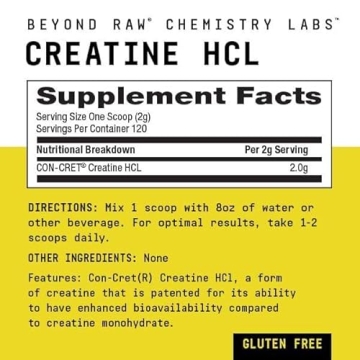 Beyond Raw Creatine HCl Powder | Boost Muscle Strength & Energy