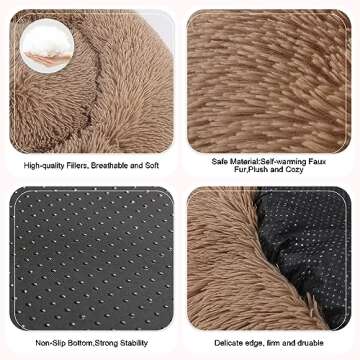 Comfortable Plush Dog Bed for All Sizes and Breeds