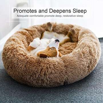 Comfortable Plush Dog Bed for All Sizes and Breeds