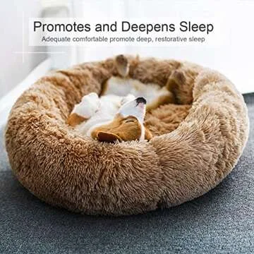Comfortable Plush Dog Bed for All Sizes and Breeds
