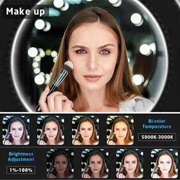 IVISII 19 inch Ring Light for Professional Photography and Makeup