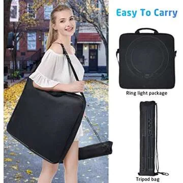 IVISII 19 inch Ring Light for Professional Photography and Makeup