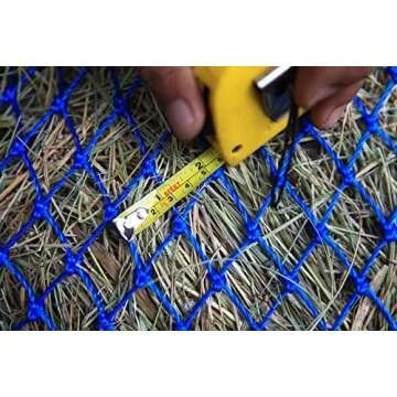 T TEKE Ultra Slow Hay Feeder hay nets, 39" Length with 1"±1/4“ Feeding Holes, Horse Supplies Hay Bags for Horses, Goats, with an Extra spared Cord