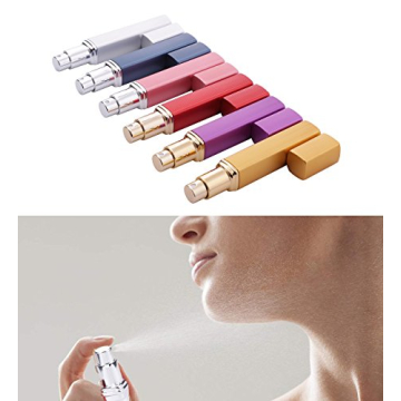 Fashionclubs 12ML Refillable Perfume Atomizer Bottle for Travel Spray Scent Pump Case Pack of 6