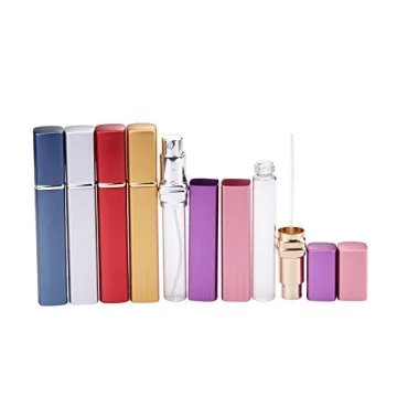 Fashionclubs 12ML Refillable Perfume Atomizer Bottle for Travel Spray Scent Pump Case Pack of 6