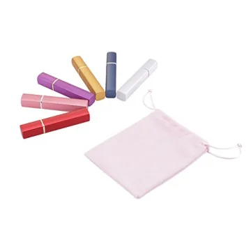 Fashionclubs 12ML Refillable Perfume Atomizer Bottle for Travel Spray Scent Pump Case Pack of 6