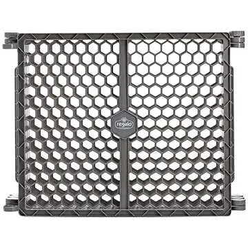 Regalo Plastic 192-Inch Super Wide Adjustable Baby Gate and Play Yard, 2-In-1, Bonus Kit, Includes 4 Pack of Wall Mounts-4 Count (Pack of 1)