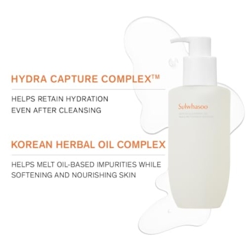 Sulwhasoo Gentle Cleansing Oil: Silky, Hydrating, Removes Waterproof Makeup & SPF, 6.76 Fl. Oz.