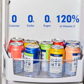 HOP WTR - Sparkling Hop Water - Variety Party Pack (12 Pack) - NA Beer, No Calories or Sugar, Low Carb, With Adaptogens and Nootropics for Added Benefits (12 oz Cans)
