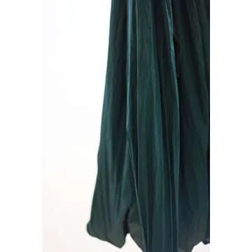 Aerial Yoga Swing - Anti-Gravity Yoga Hammock Swing Straps Inversion Tool, 2 Daisy Chain Adjustable Straps and Hooks，Pose Guide (Dark Green)