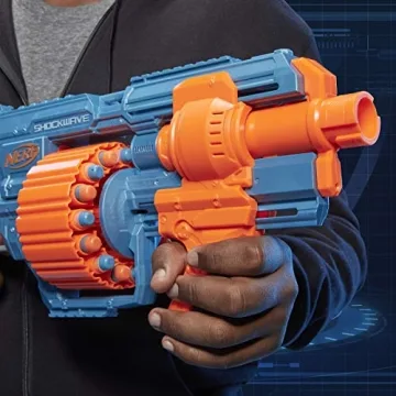 NERF Elite 2.0 Shockwave Blaster - Fun Outdoor Toy