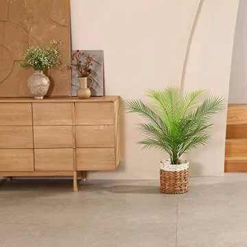 Realistic OAKRED 36 Inch Palm Tree for Home Decor