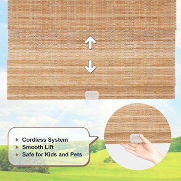 Eco-Friendly Custom Bamboo Roman Shades for Any Home