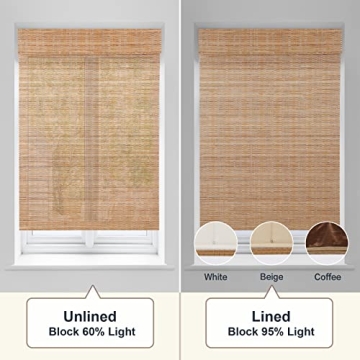 Eco-Friendly Custom Bamboo Roman Shades for Any Home