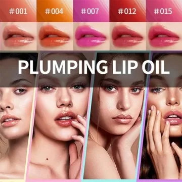 Hydrating Lip Glow Oil in Rosewood - Shine & Nourish Your Lips
