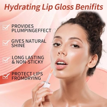 Hydrating Lip Glow Oil in Rosewood - Shine & Nourish Your Lips