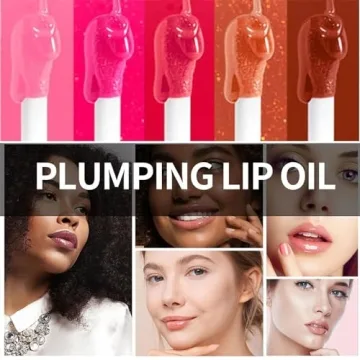 Hydrating Lip Glow Oil in Rosewood - Shine & Nourish Your Lips