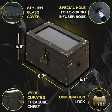 Smoking Gun Wood Smoke Infuser Birner PRO - 12 PCS Smoking Box Kit for Food & Drinks