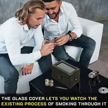 Smoking Gun Wood Smoke Infuser Birner PRO - 12 PCS Smoking Box Kit for Food & Drinks