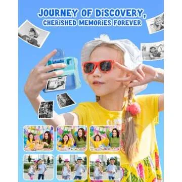 LETSHAHA Kids Camera Instant Print for Ages 3-12