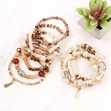 Elegant RIAH FASHION Multi-Layer Bracelets for Stylish Gifts
