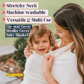 Stylish & Breathable Nursing Cover for Moms - Gold Mamas