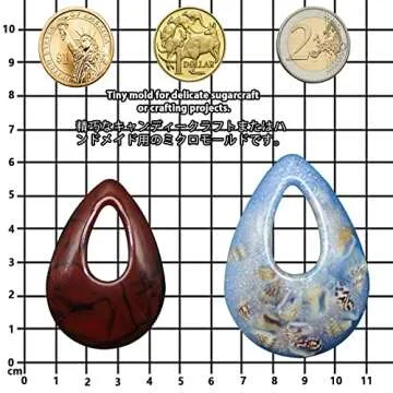 FUNSHOWCASE Gem Silicone Mold Tray Set for Crafting